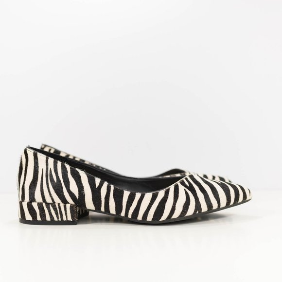 Kenneth Cole Camelia Zebra Print Ballet 